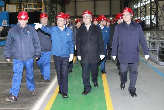 雷凡培、楊金成到渤船集團調研